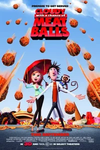 Cloudy with a chance of meatballs poster - vegamovies, Vegamovies0.com