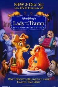 Lady and the tramp 1955 poster - vegamovies, Vegamovies0.com