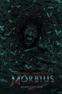 Morbius 2022 poster - vegamovies, Vegamovies0.com