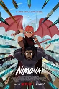 Nimona 2023 poster - vegamovies, Vegamovies0.com