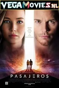 Passengers 2016 poster in hindi - vegamovies, Vegamovies0.com