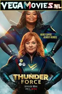 Thunder force 2021 poster - vegamovies, Vegamovies0.com