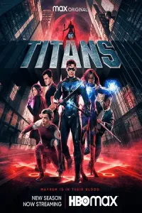 Titans 2022 season 4 poster - vegamovies, Vegamovies0.com