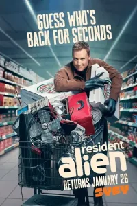 Resident alien season 2 poster - vegamovies, Vegamovies0.com